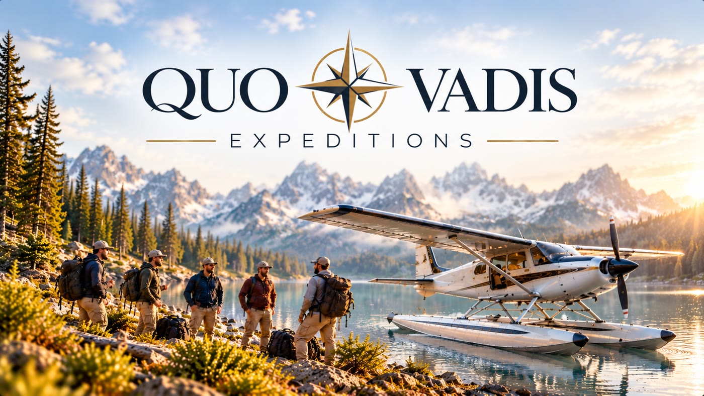 Quo Vadis Expeditions, floatplane on an alpine lake